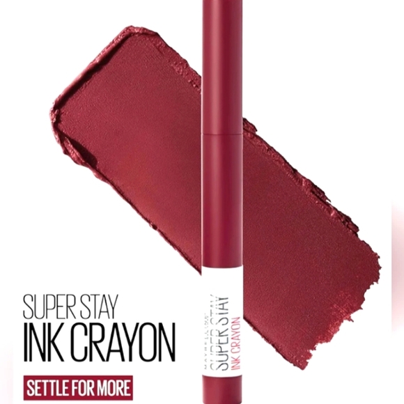 MaybellineSuper Stay, Ink Crayon, Settle For More 65, 0.04 oz (1.2 g) - Picture 1 of 14